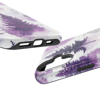 Purple Snowy Forest - MagSafe iPhone Series Case