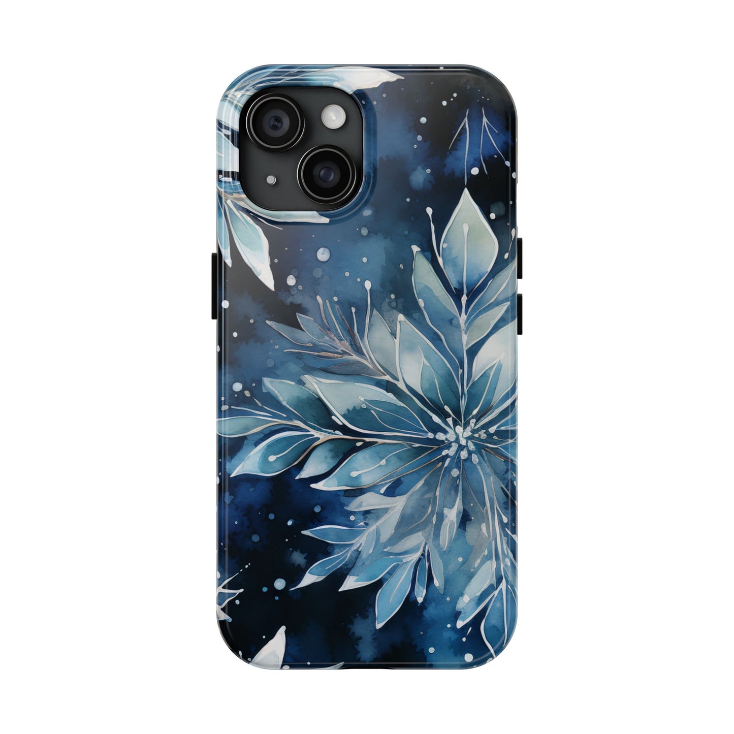 Winter’s Embrace – Blue Snowflake Samsung Galaxy Case