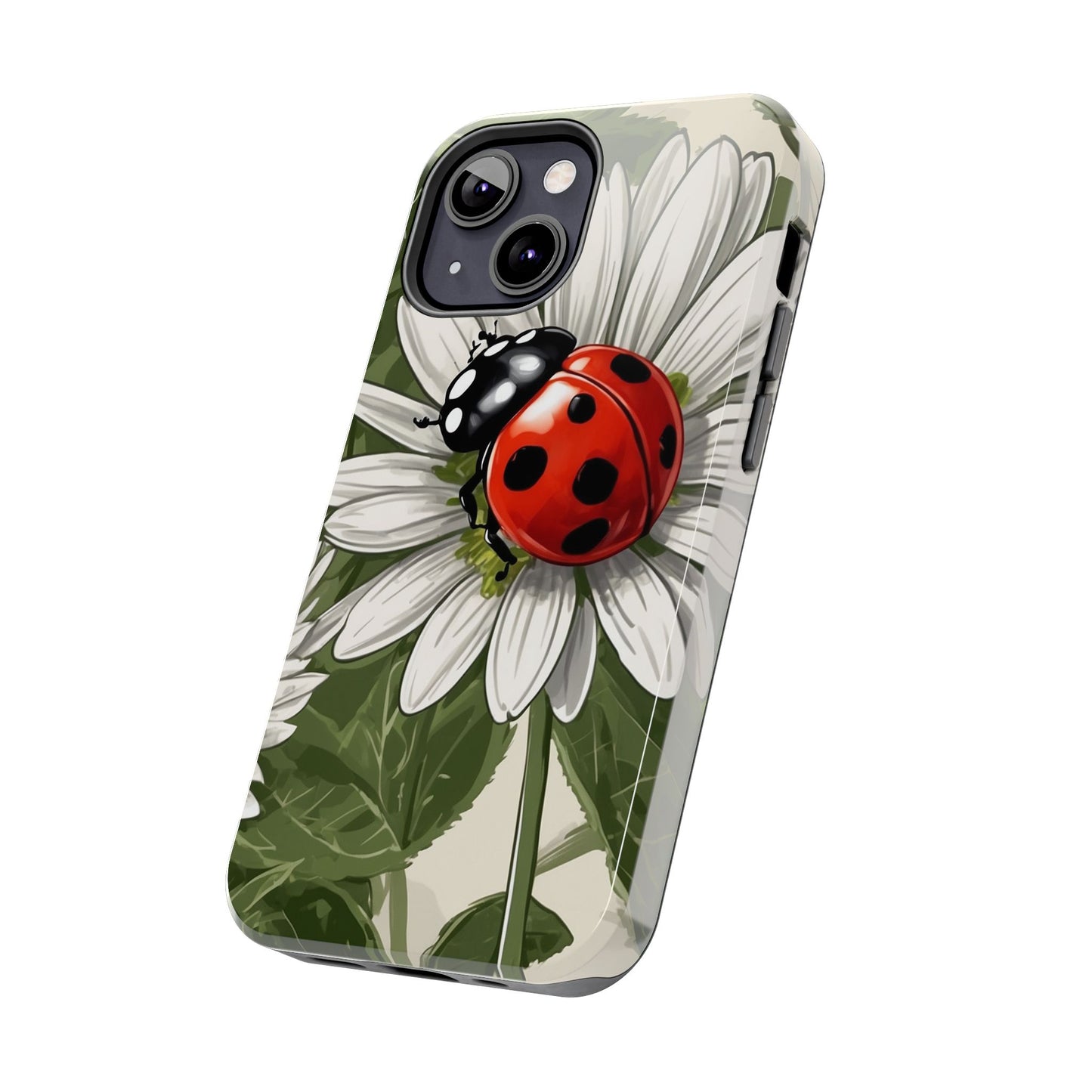 Ladybug & Daisy Garden Charm - iPhone Series Case