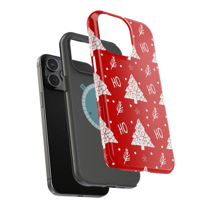 MagSafe iPhone Case: Ho Ho Ho – Christmas Tree Wonderland