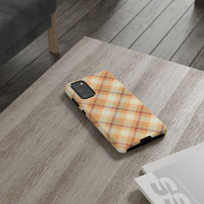 Samsung Galaxy Case - Warm Autumn Plaid Design