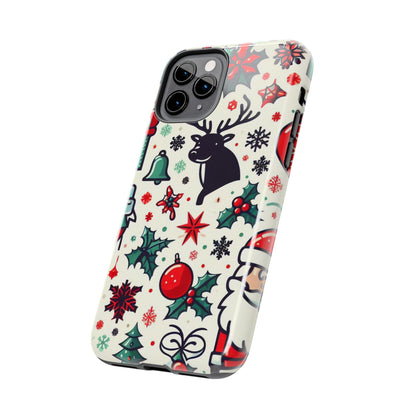 Cartoon Christmas Cheer – iPhone Case