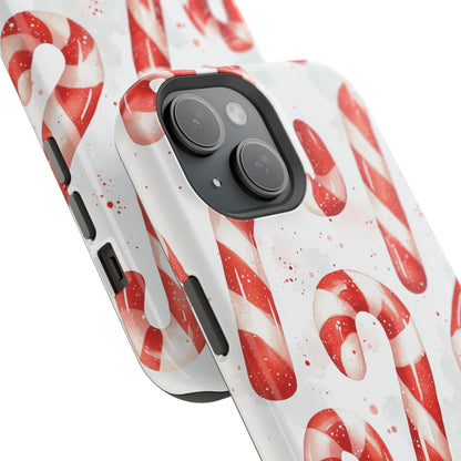 Festive Candy Cane Delight - MagSafe iPhone Series Case