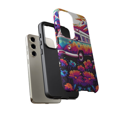 Groovy Floral Sunset Van – Samsung Galaxy Series Case