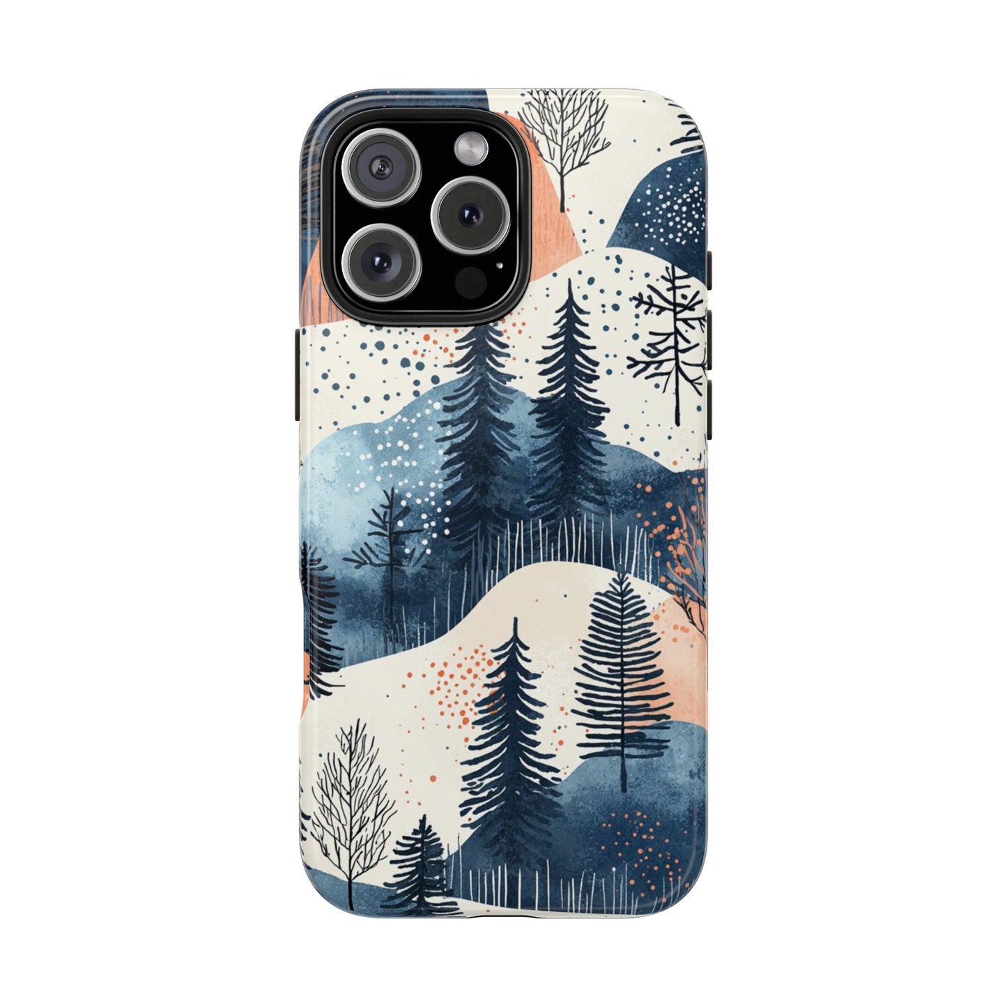 Winter Forest Samsung Galaxy Case | Watercolor Pine Trees