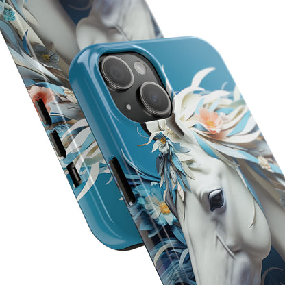 Floral Horse iPhone Case