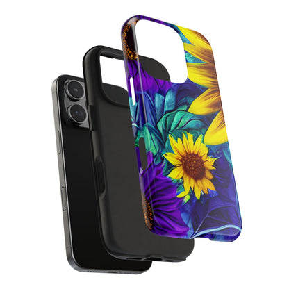 Purple & Gold Sunflower Dream - iPhone Series Case