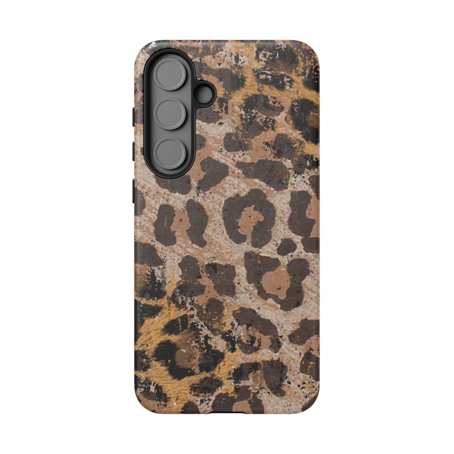 Vintage Distressed Leopard Print - Samsung Galaxy Series Case