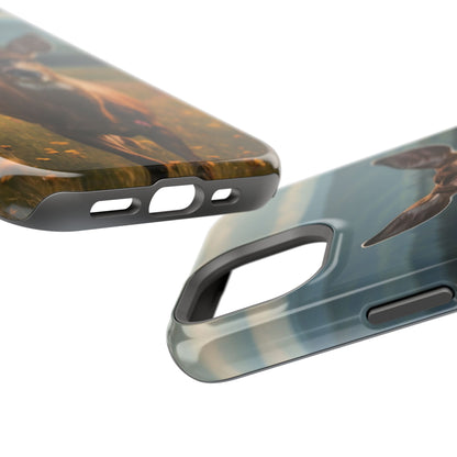 Rustic Meadow Deer – MagSafe iPhone Case