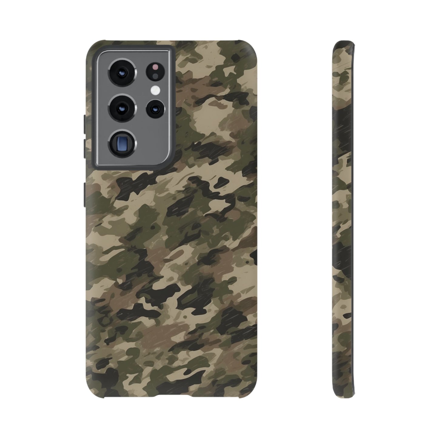 Classic Light Brown Camouflage – Premium Samsung Galaxy Case, Rugged and Stylish