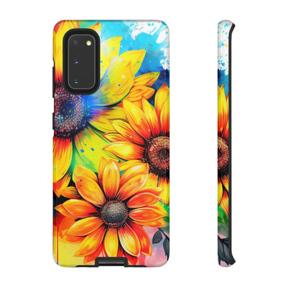 Vibrant Sunflower Splash - Samsung Galaxy Series Case