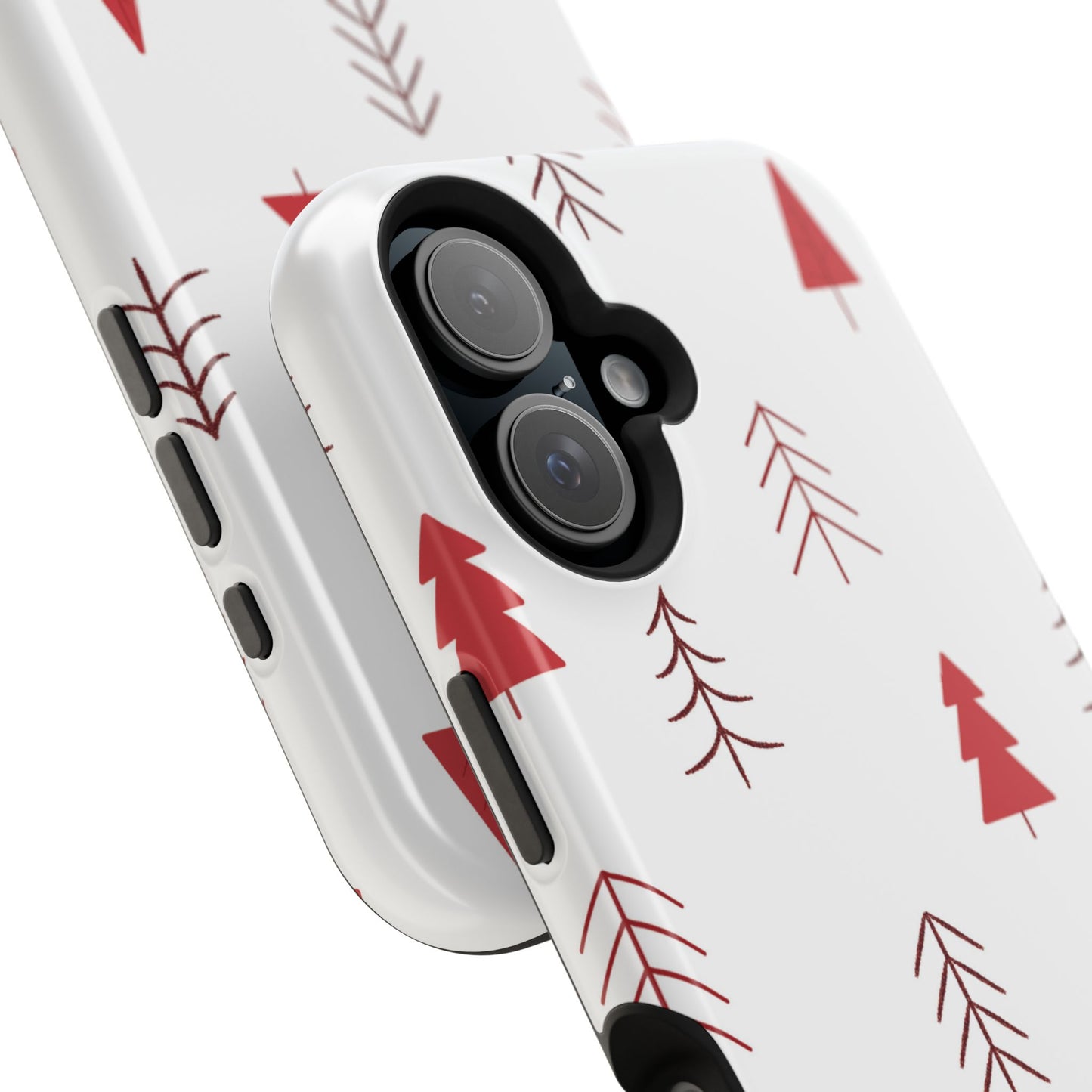 Scandi Red Pine Trees - MagSafe iPhone Series Case