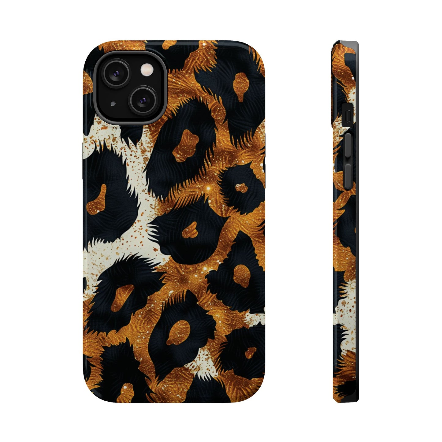 Safari Noir Gold Leopard iPhone Case