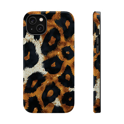 Safari Noir Gold Leopard iPhone Case