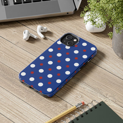 Patriotic Polka Dots – iPhone Case