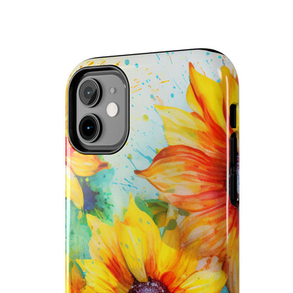 Watercolor Sunflower Splash - iPhone Series Case