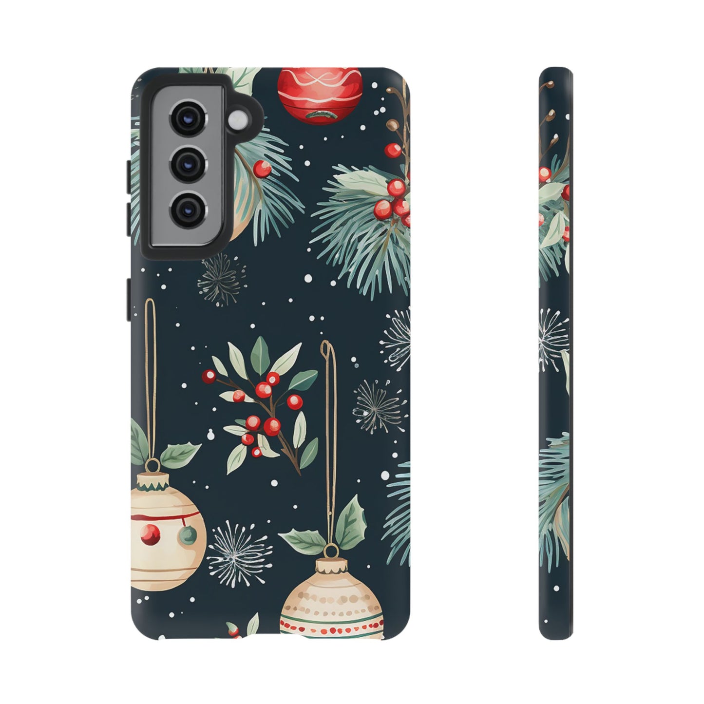 Elegant Christmas Ornaments and Pine - Samsung Galaxy Series Case