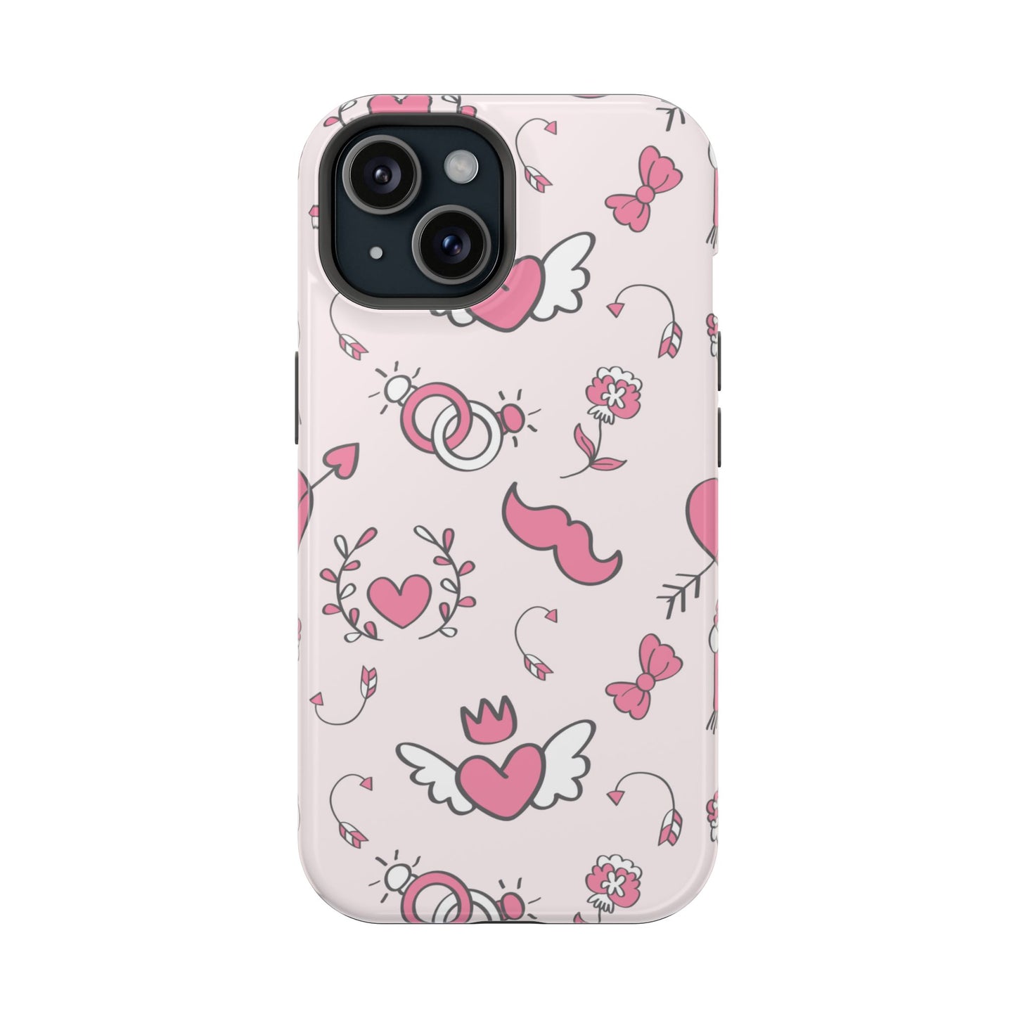 Pink Love Icons MagSafe Case