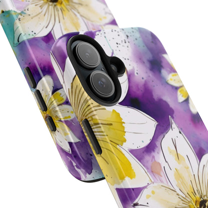 Abstract Floral Watercolor Splash - iPhone Series Case