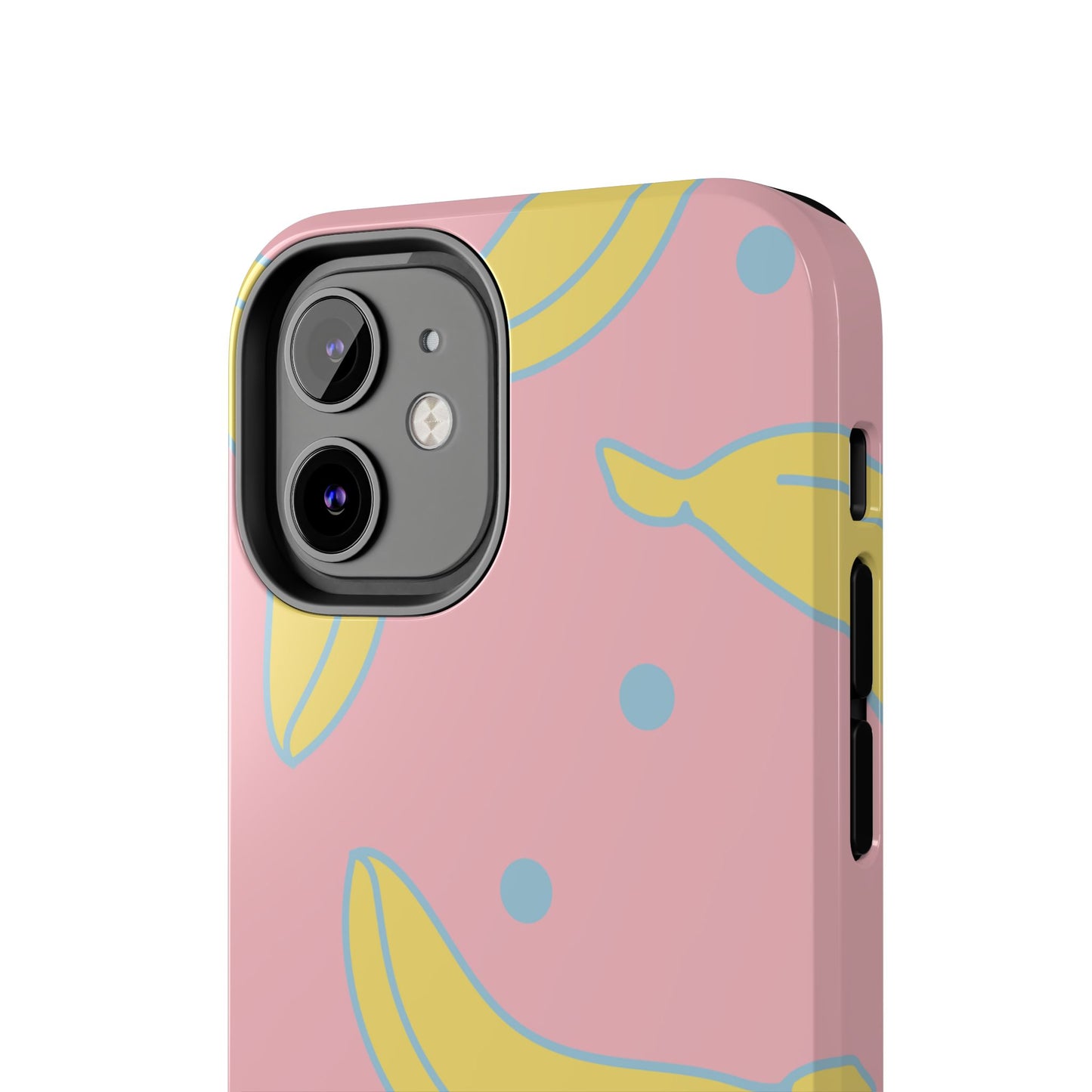 Pink Banana Pop iPhone Case – Cute Pastel Design with Fun Retro Vibe