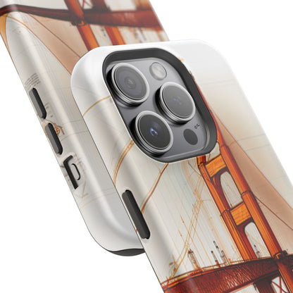 Golden Gate Bridge MagSafe iPhone Case - San Francisco Landmark