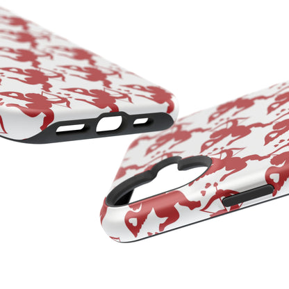 Red Cupid Love Pattern MagSafe Case