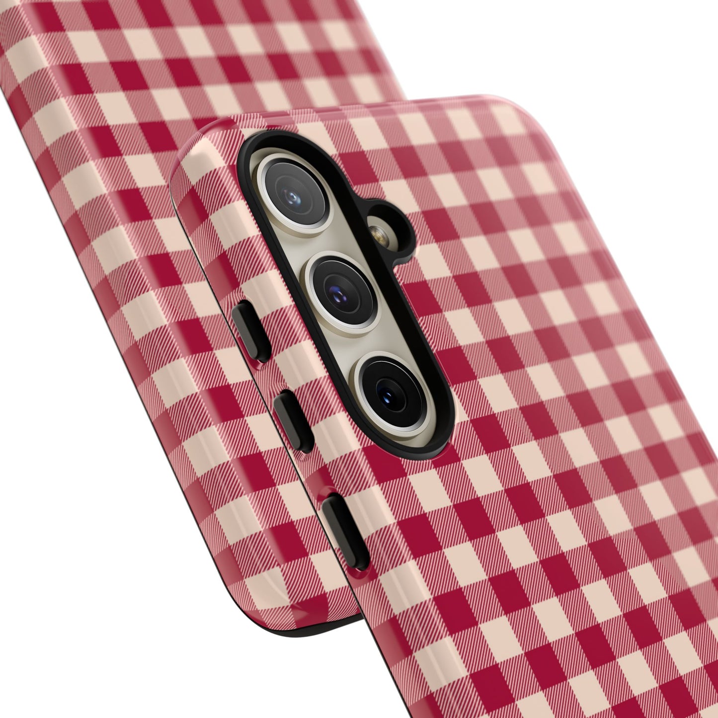 Vintage Red Gingham Check – Samsung Galaxy Case