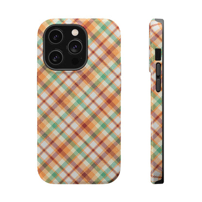 MagSafe Case - Autumn Harvest Plaid Design