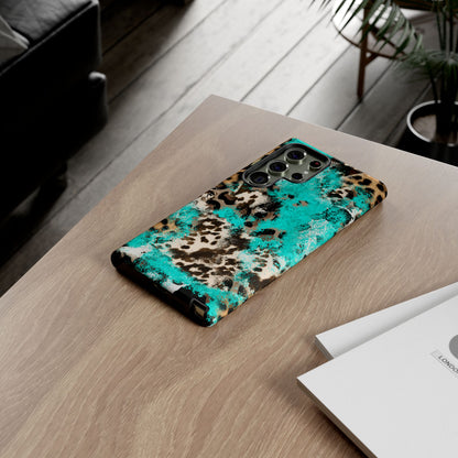 Aqua Splash Leopard - Samsung Galaxy Series Case