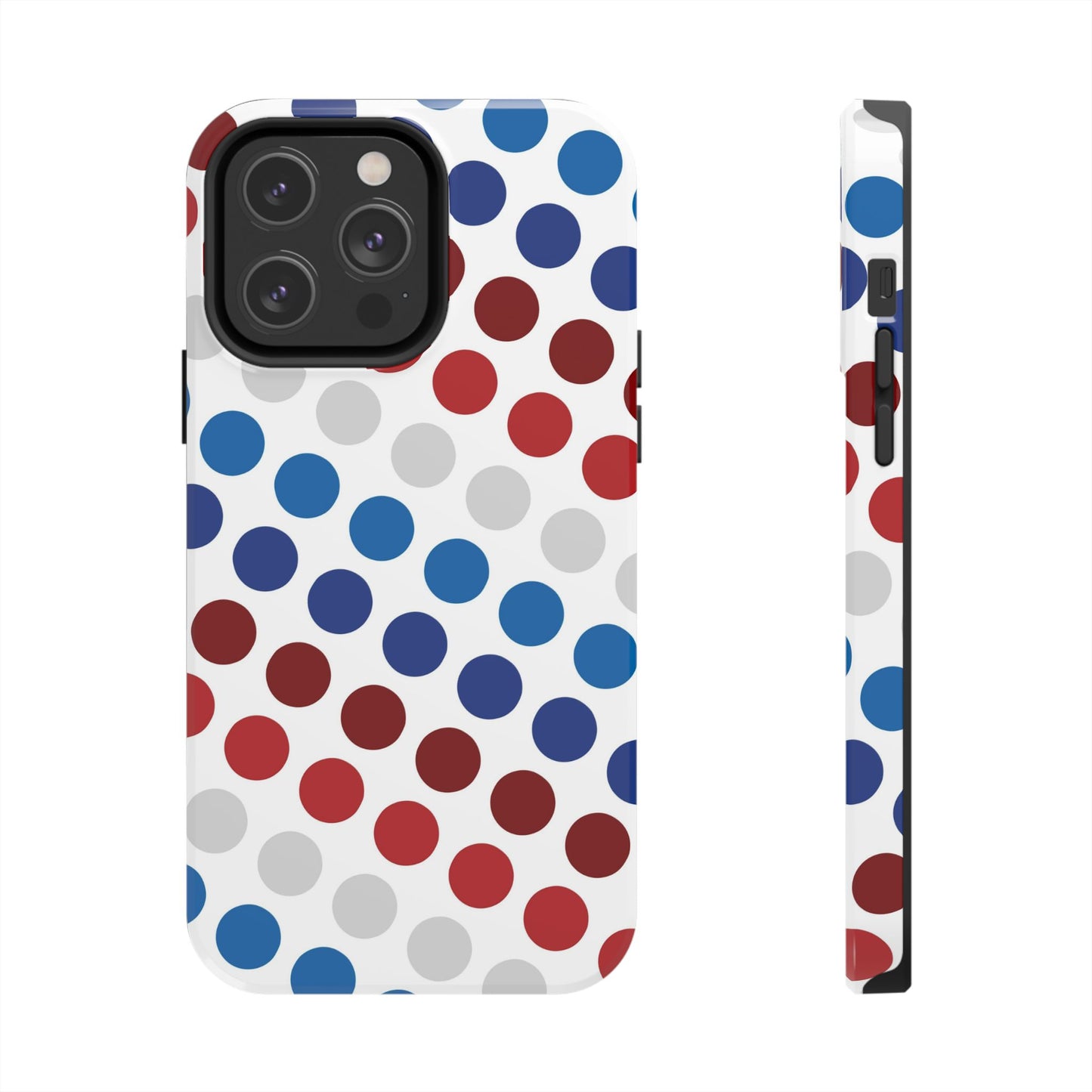 Patriotic Polka Dots - iPhone Case