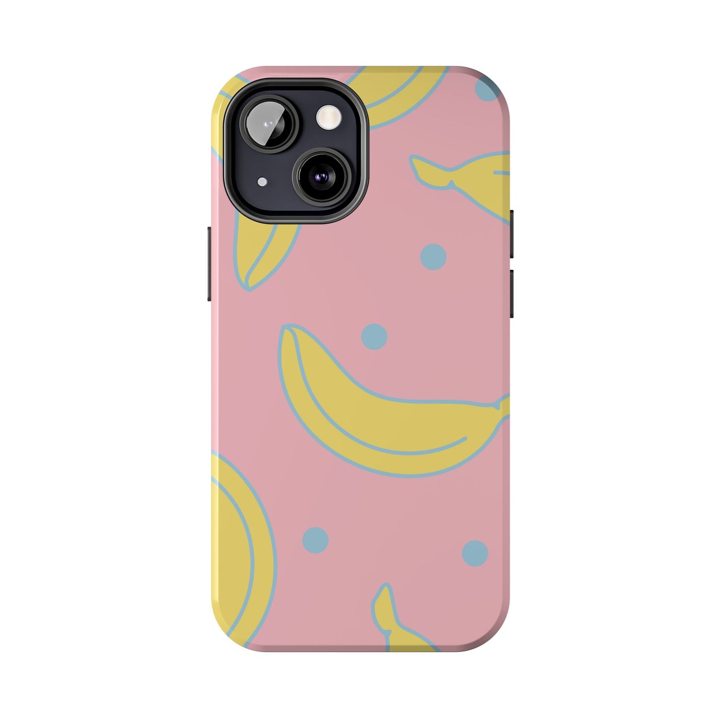 Pink Banana Pop iPhone Case – Cute Pastel Design with Fun Retro Vibe