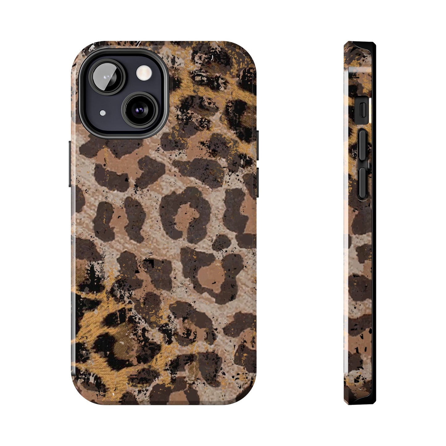 Vintage Distressed Leopard Print - iPhone Series Case