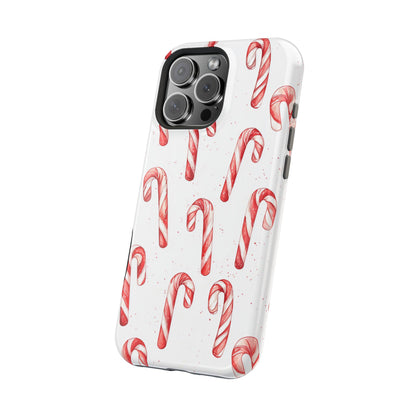 Candy Cane Christmas Pattern – MagSafe iPhone Series Case