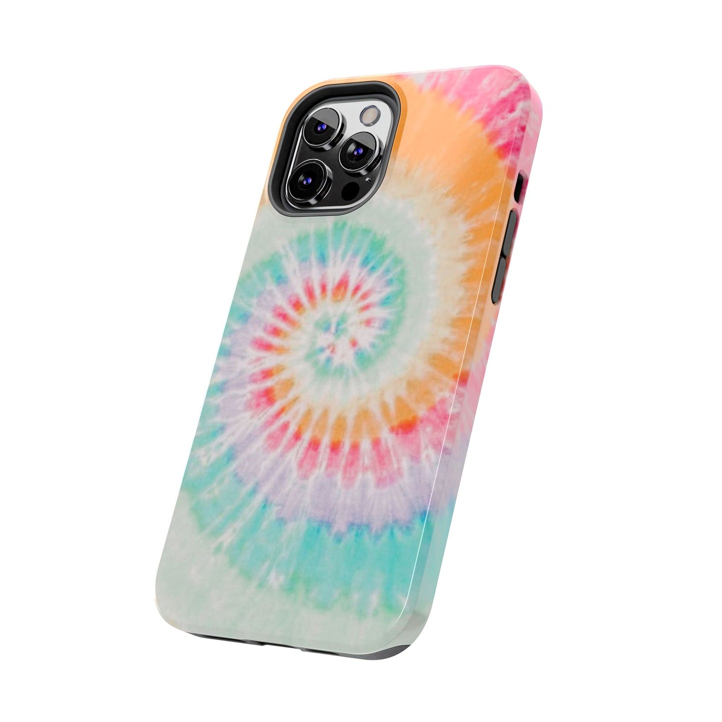 Pastel Swirl Tie-Dye iPhone Case – Soft & Minimalistic Style