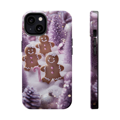 Pastel Christmas Gingerbread Wonderland - MagSafe Series Case