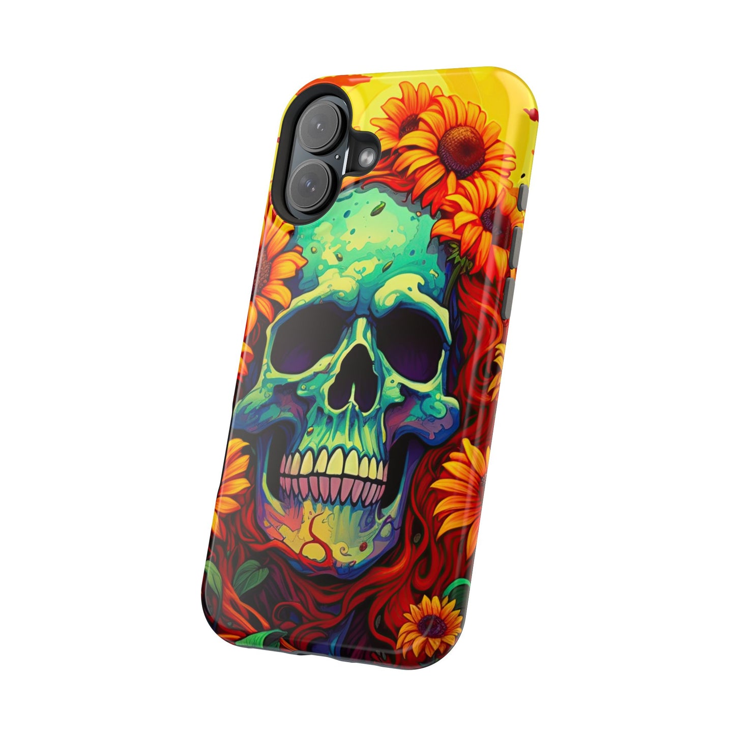 Sun Kissed Skull MagSafe iPhone Case