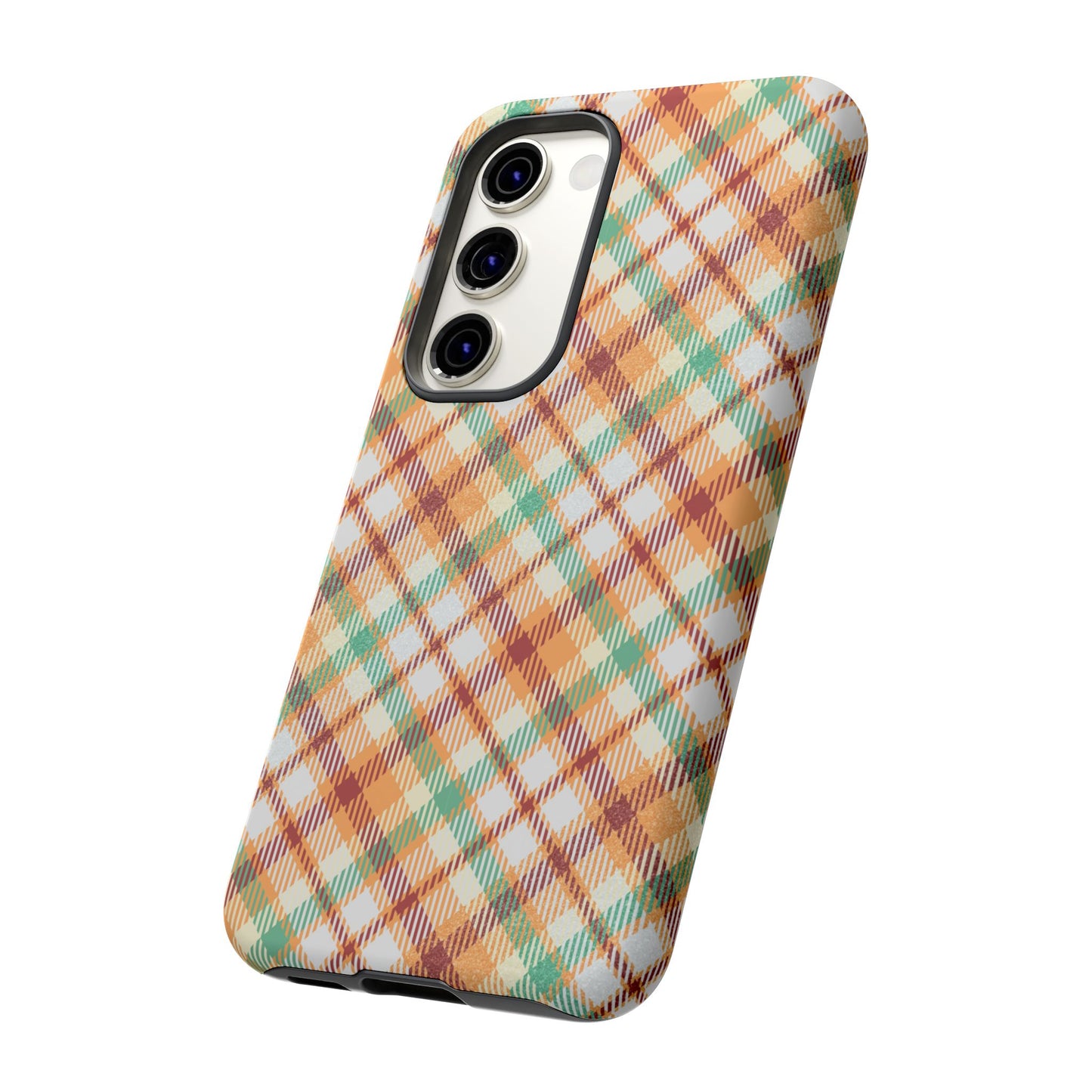 Samsung Galaxy Case - Autumn Harvest Plaid Design