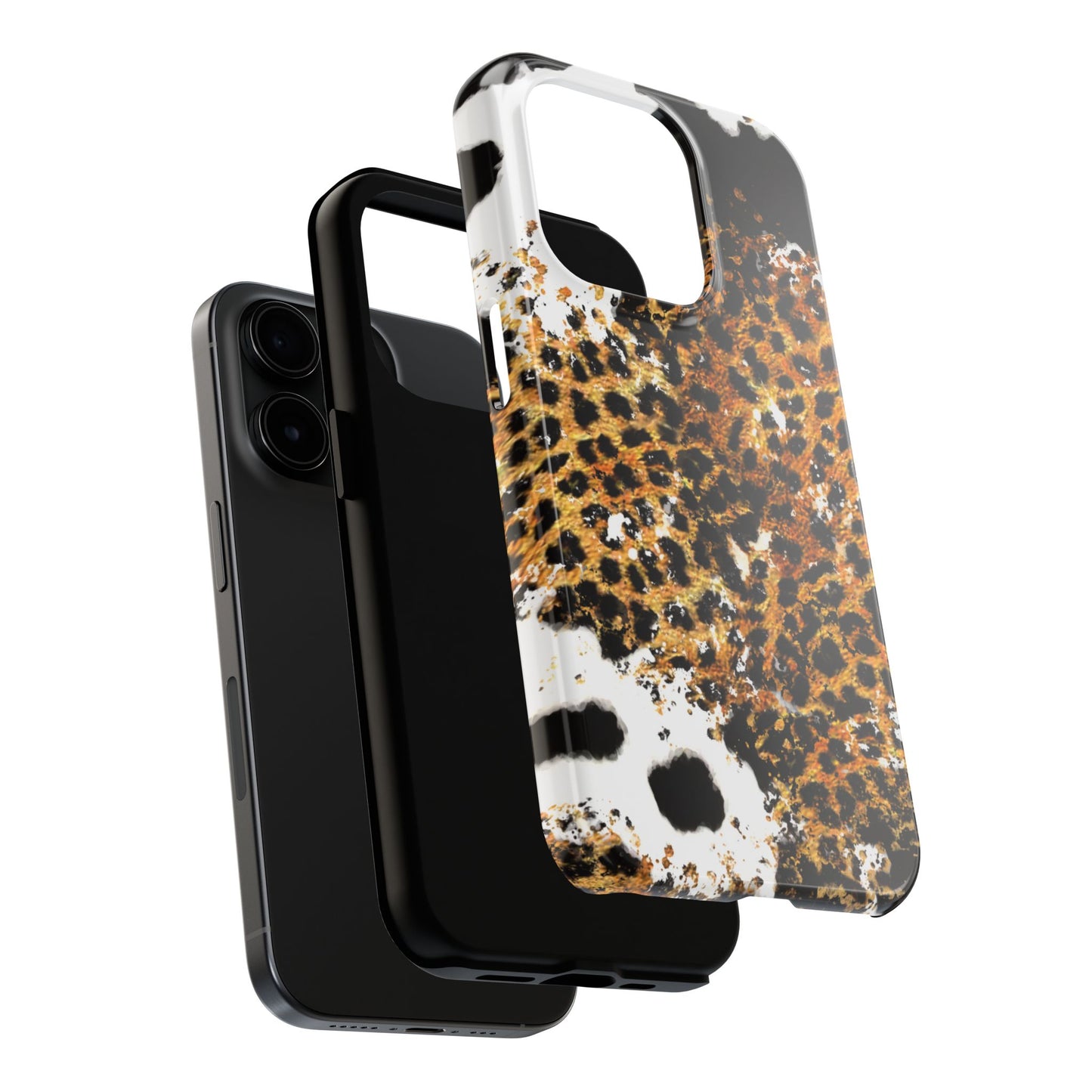 Bold Leopard Ink Splash - iPhone Series Case