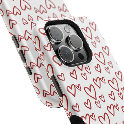 Classic Hearts MagSafe iPhone Case