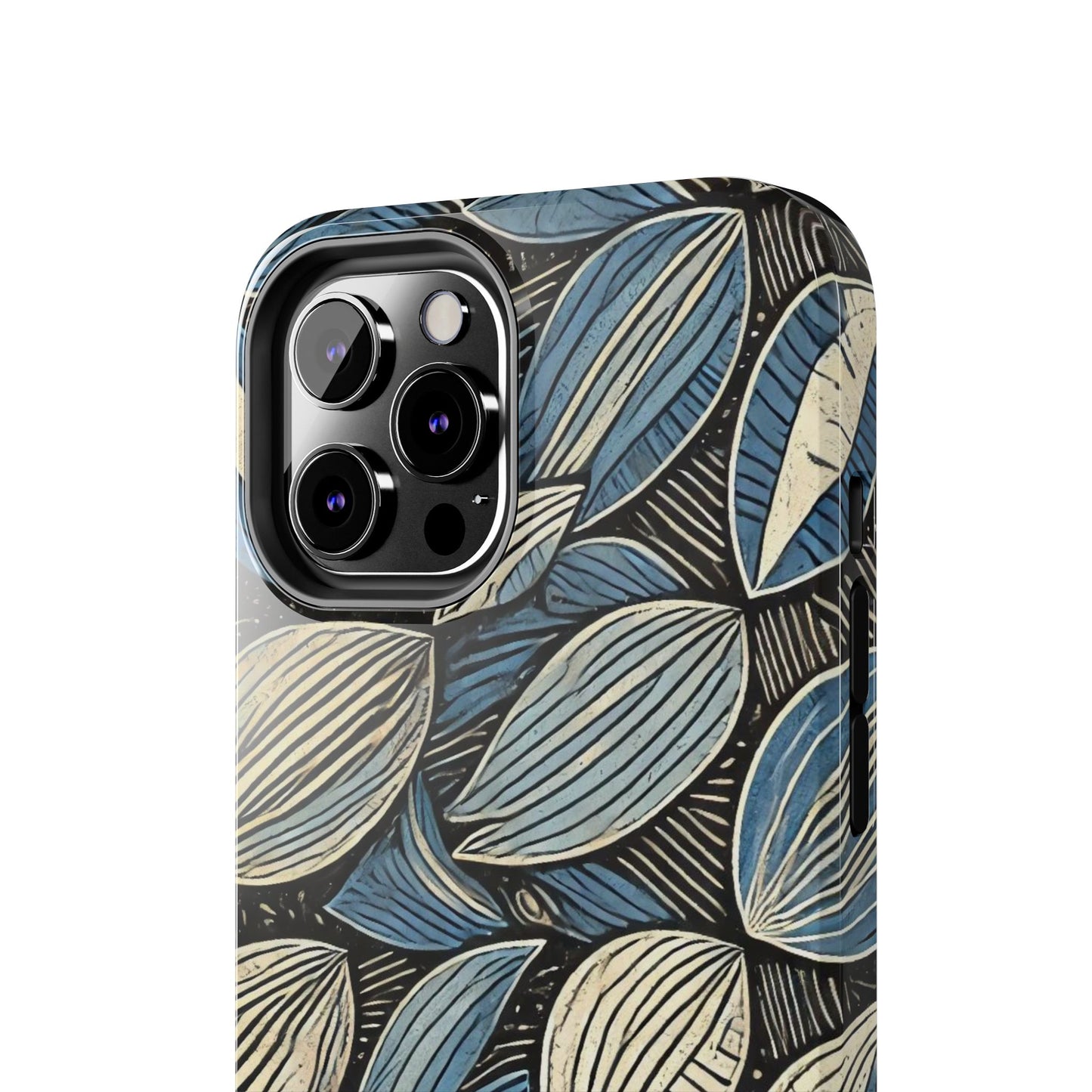 Botanical Leaf Pattern iPhone Case - Nature-Inspired Protective Cover