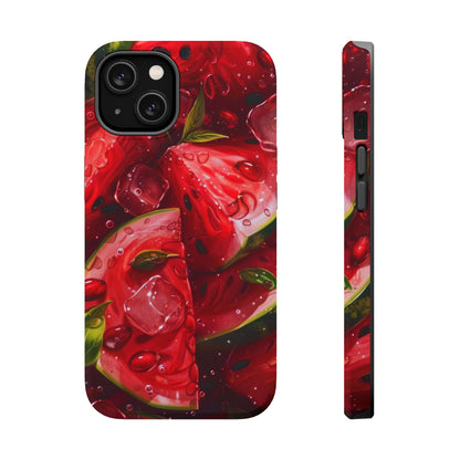 Juicy Watermelon MagSafe iPhone Case – Refreshing Summer Vibes, Dual-Layer Protection