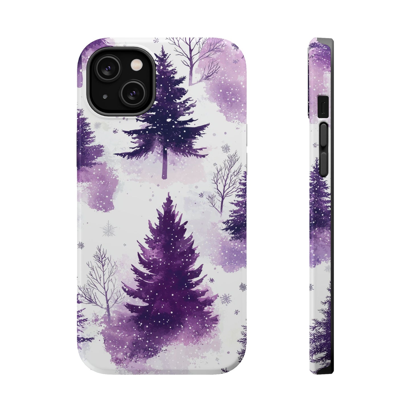 Purple Snowy Forest - MagSafe iPhone Series Case