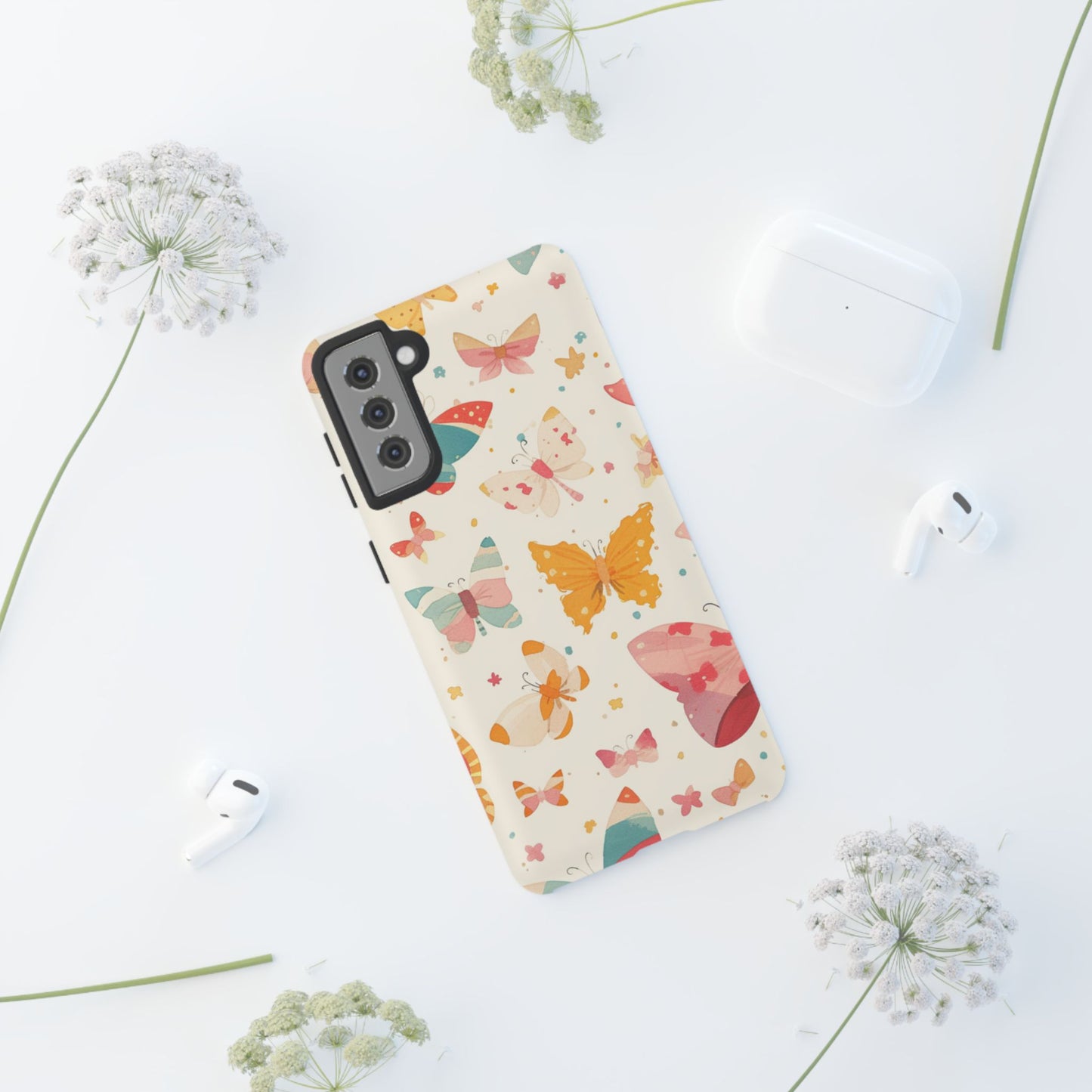 Coquette Watercolor Butterfly iPhone Case