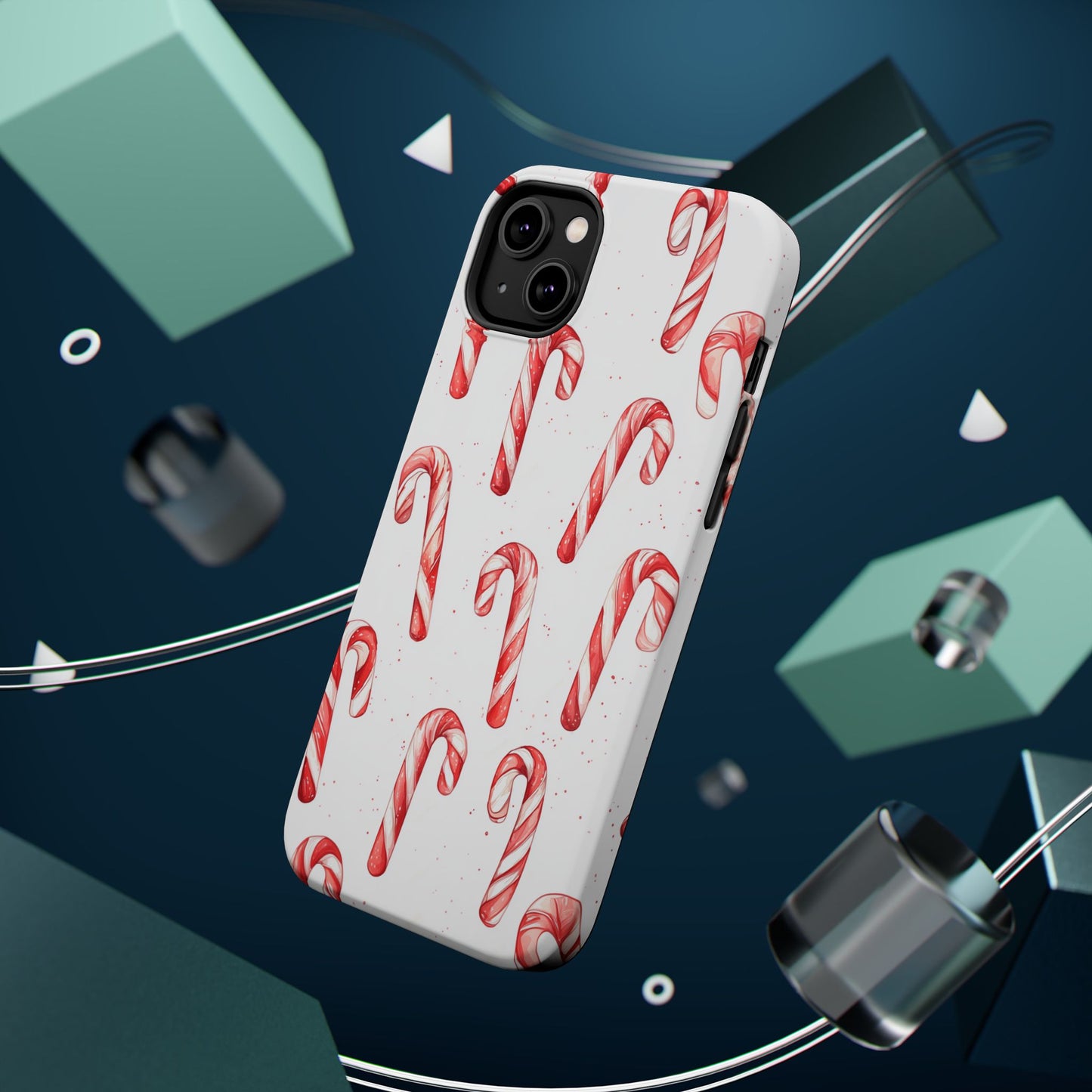 Candy Cane Christmas Pattern – MagSafe iPhone Series Case