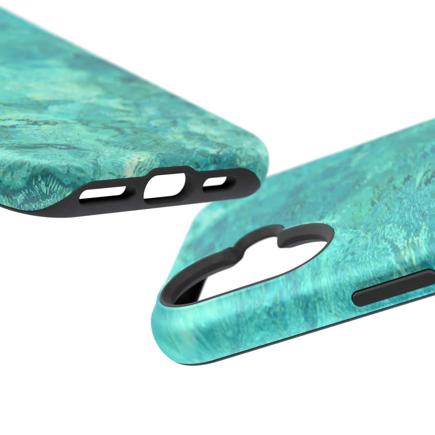 Aqua Blue Water MagSafe Case – Tranquil Summer Design with Magnetic Charging