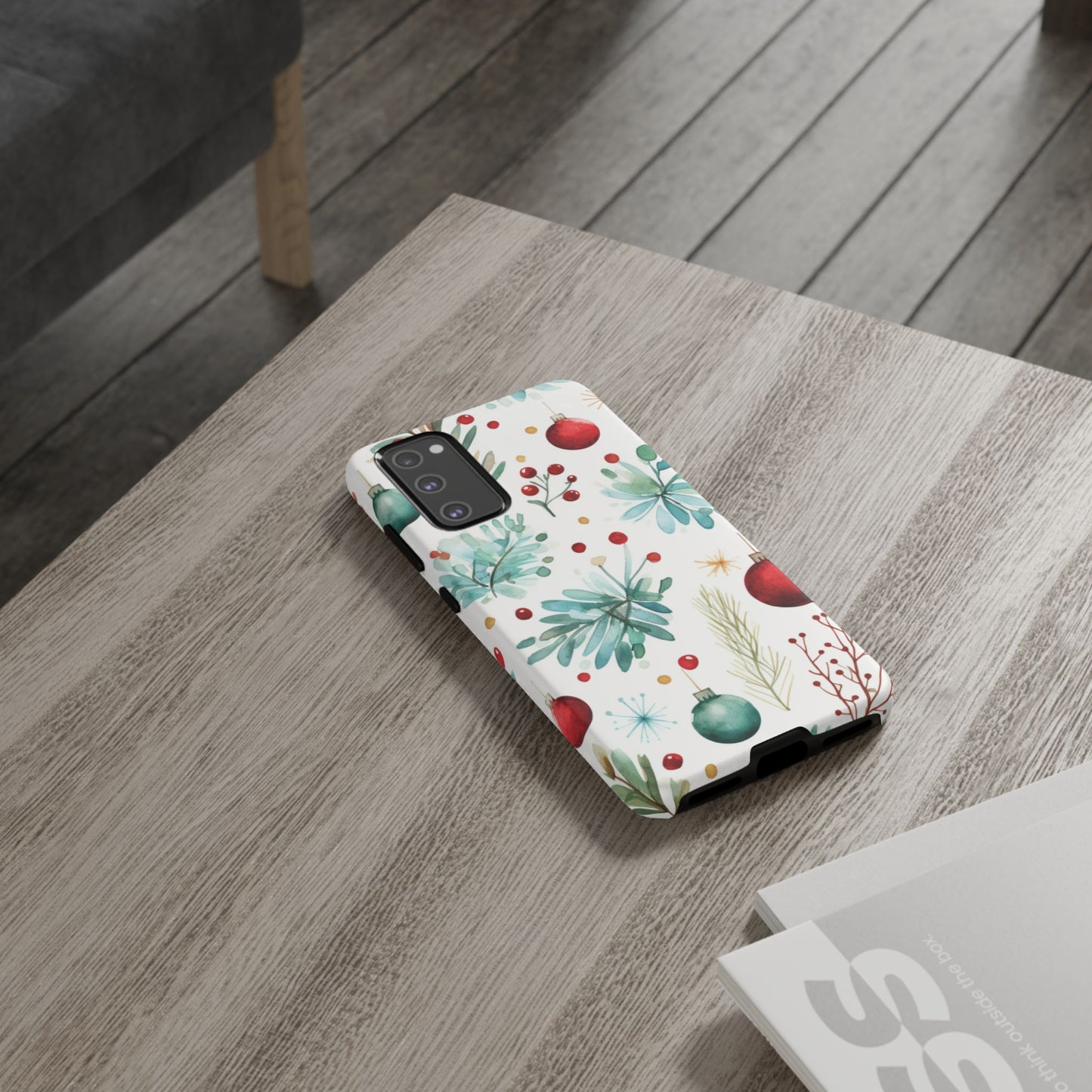 Festive Holiday Ornament Pattern – Samsung Galaxy Case