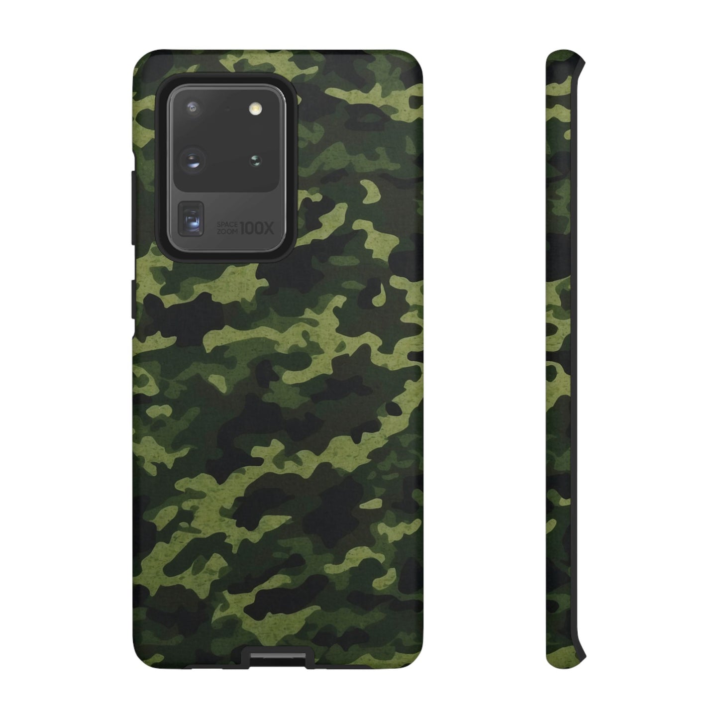 Dark Green Camouflage – Samsung Galaxy Case, Durable and Stylish