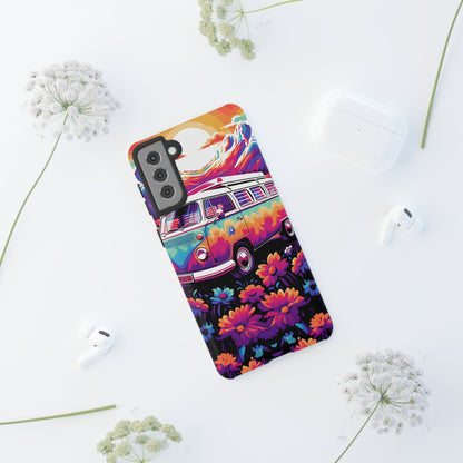 Groovy Floral Sunset Van – Samsung Galaxy Series Case