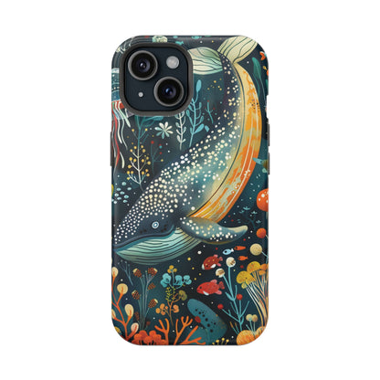 Oceanic Elegance Whale iPhone Case