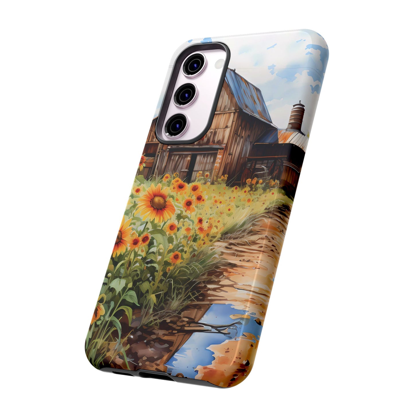 Sunflower iPhone Case  Rustic Farm Style